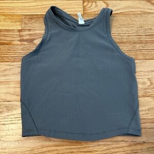Grey athletic tank top